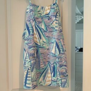 Blue sailboat Lilly Pulitzer dress